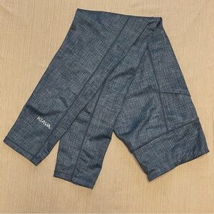 Kiave Athletic Pants Women's XL Blue Pattern Stretch Workout Fitness Pockets EUC